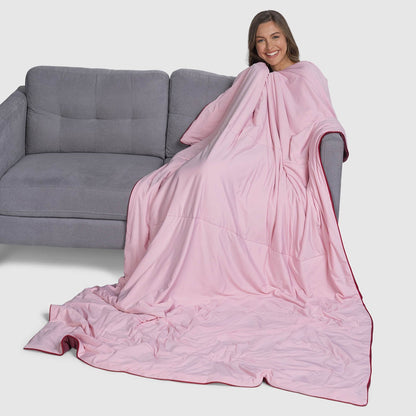 Pink/Burgundy Colour Block