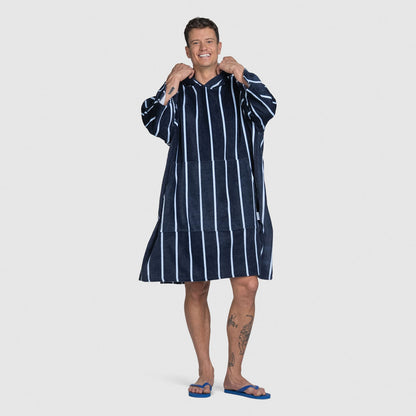 Long Navy Pin Stripe